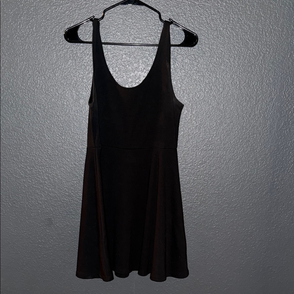 Casual Black Sleeveless Dress